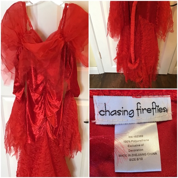 🎉2X HOST PICK🎉 Chasing Fireflies devil dress - Picture 3 of 4